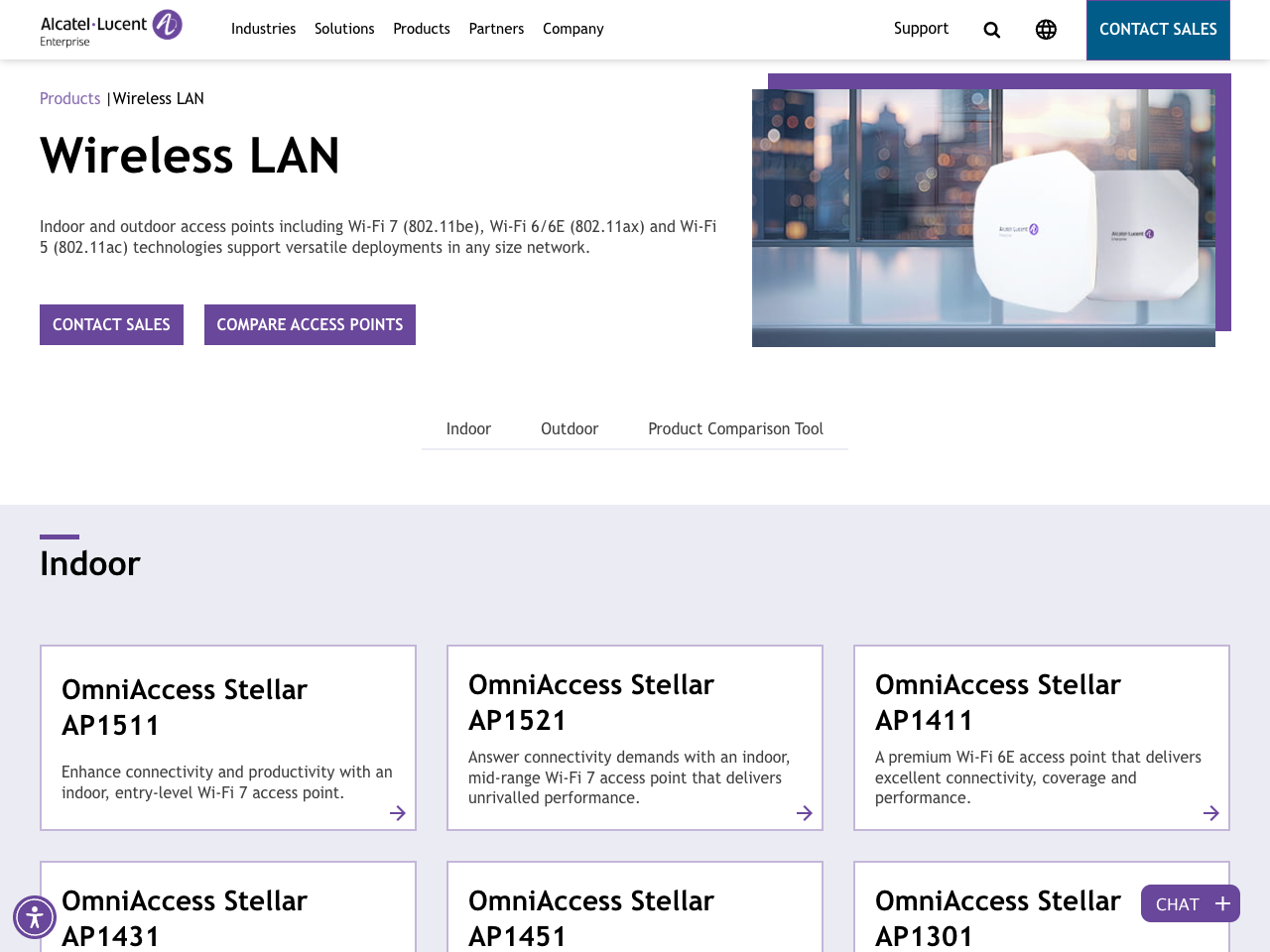 OmniAcess Wireless Access Points screenshot