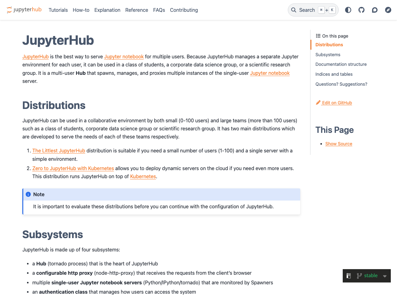 JupyterHub screenshot