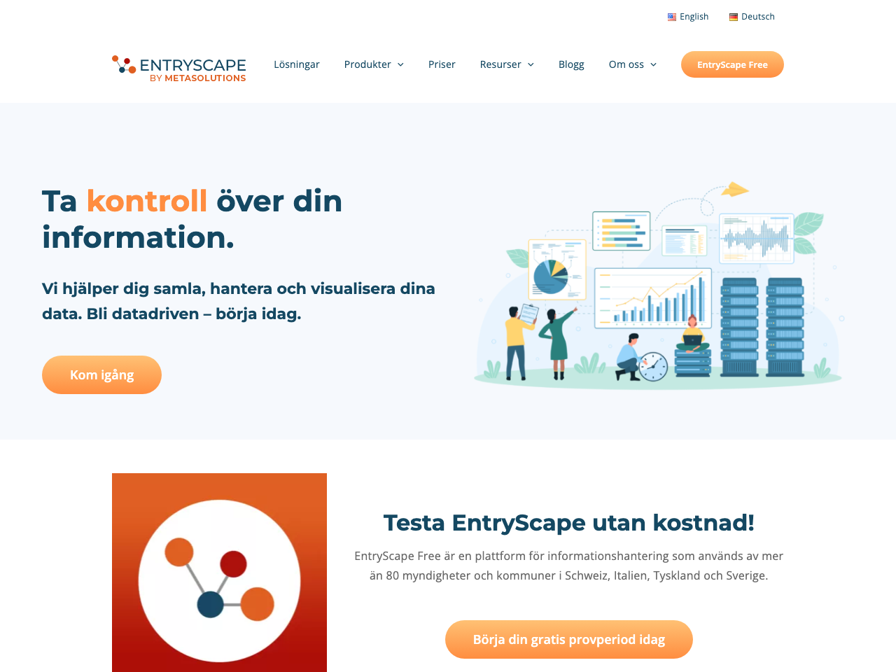 Entryscape screenshot