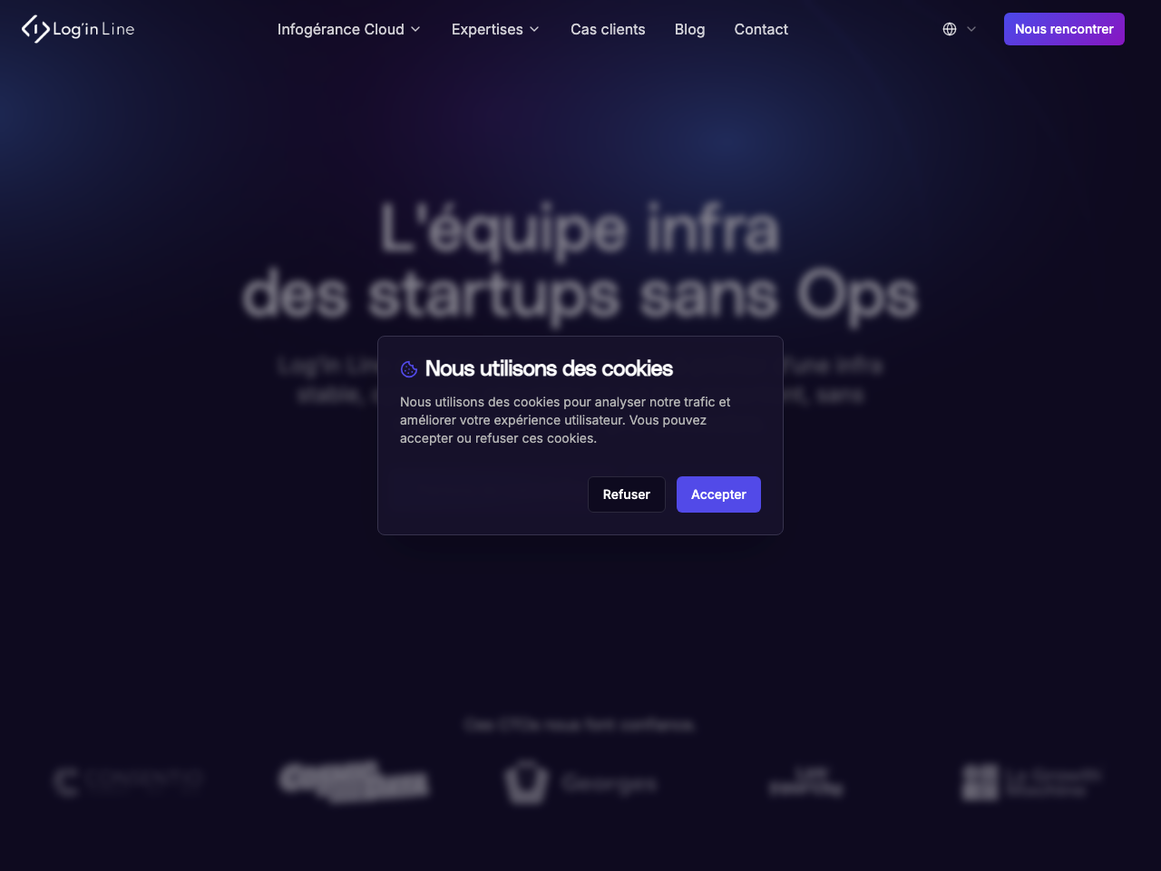 LOG'IN LINE screenshot