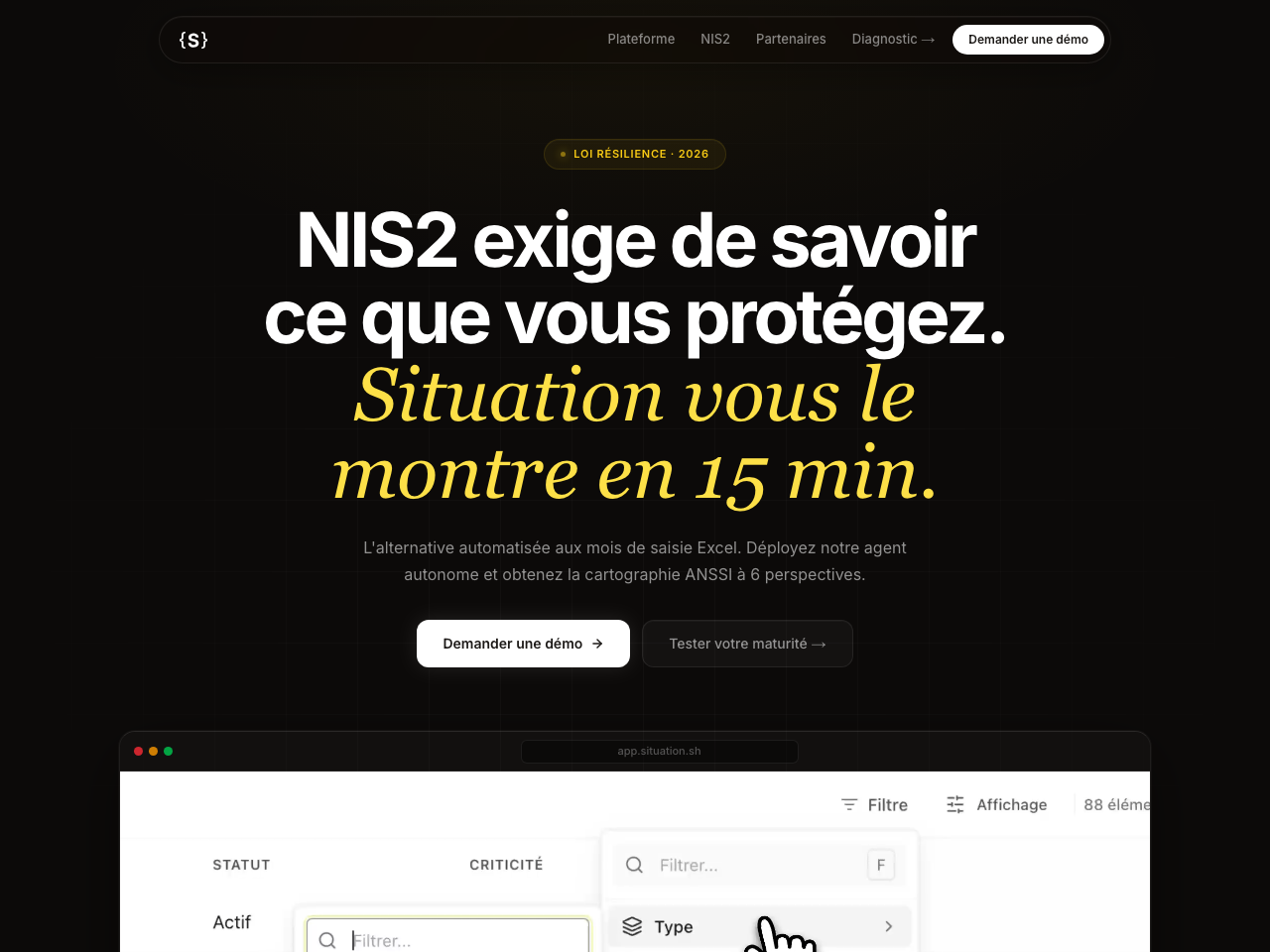 Situation screenshot