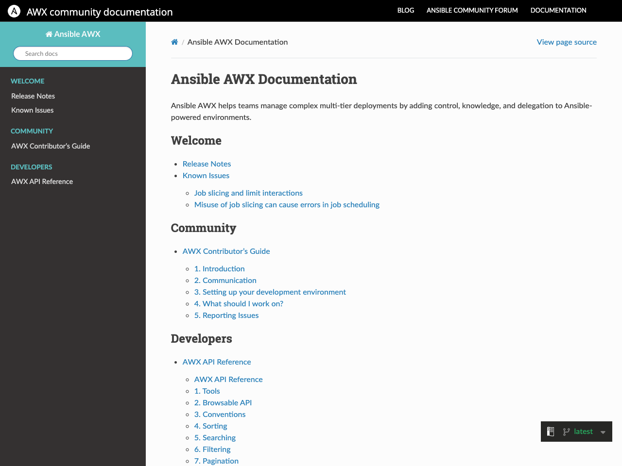 AWX screenshot