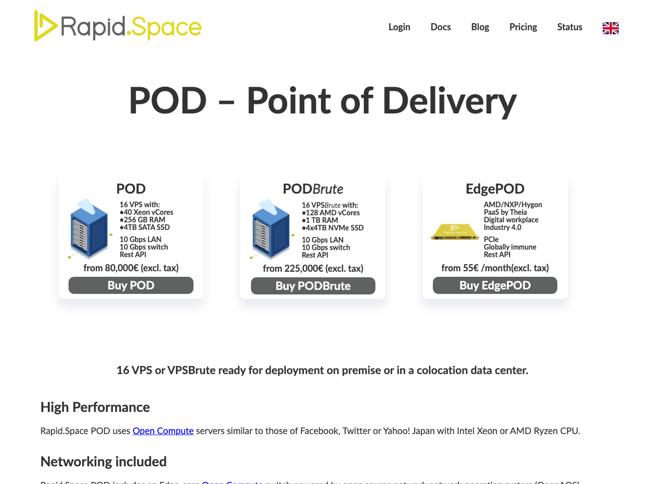 Point Of Delivery (POD) screenshot