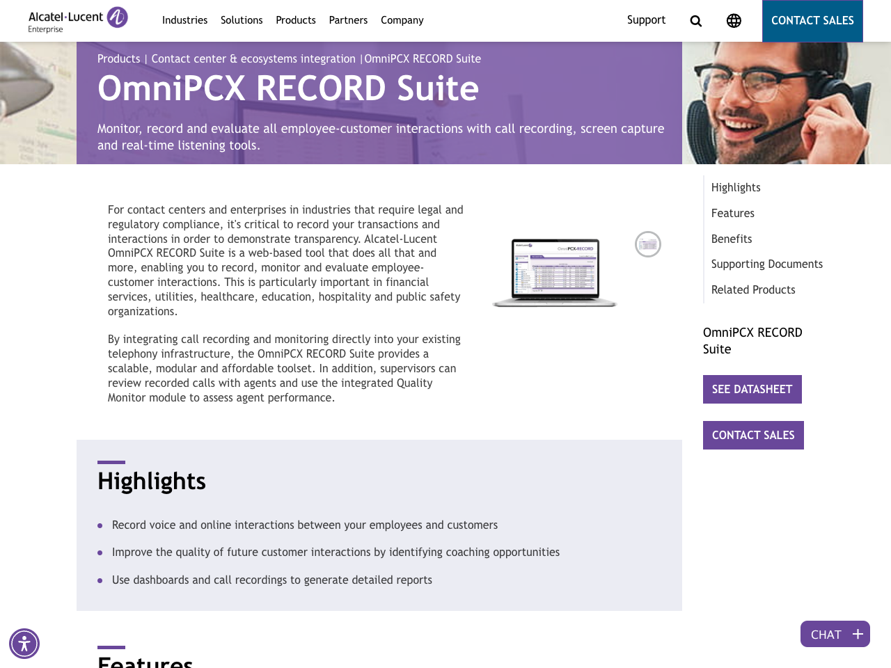 OmniPCX RECORD Suite screenshot