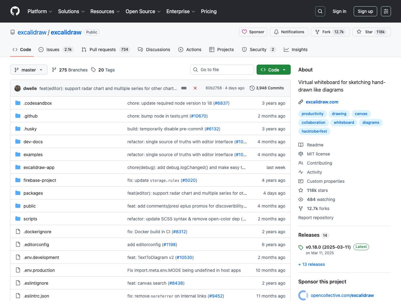 Excalidraw screenshot