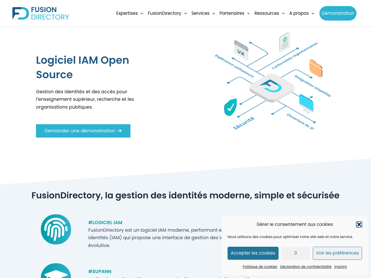 FusionDirectory Orchestrator screenshot
