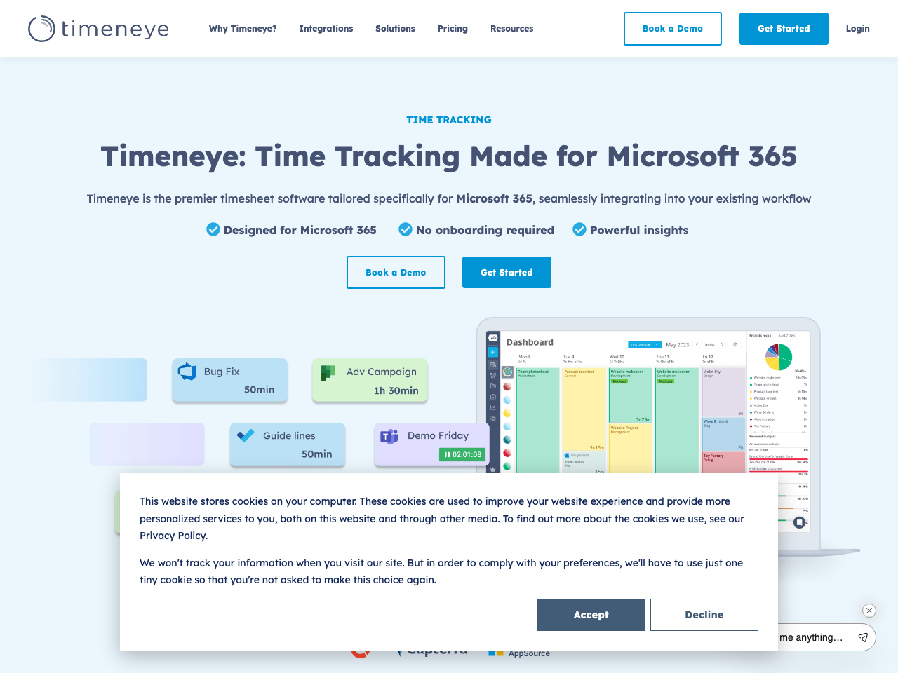 Timeneye screenshot