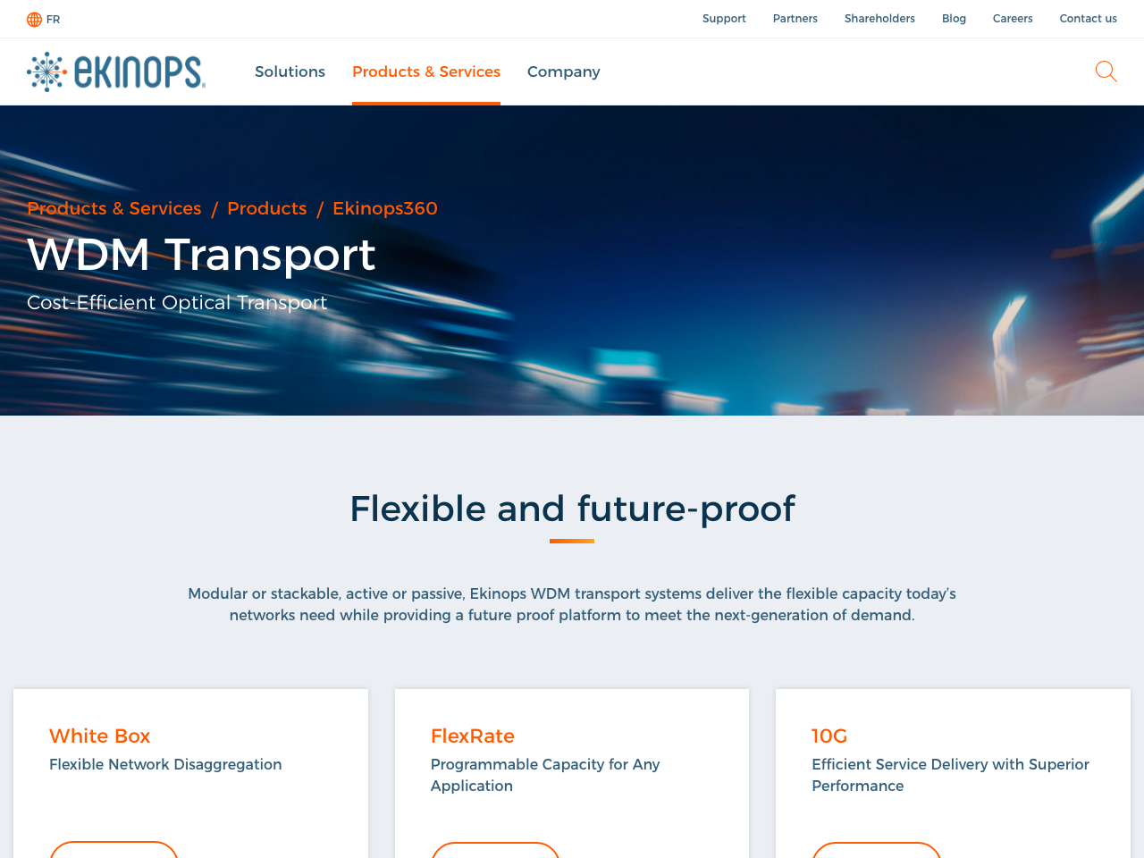 Ekinops360 WDM screenshot