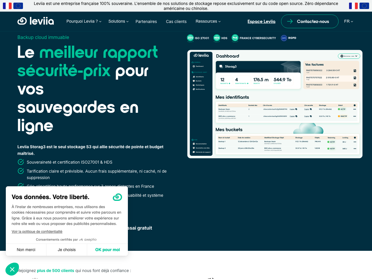 Leviia Storag3 screenshot