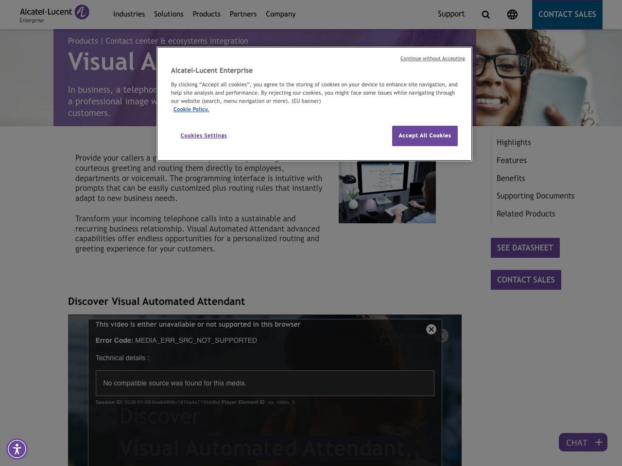Visual Automated Attendant screenshot