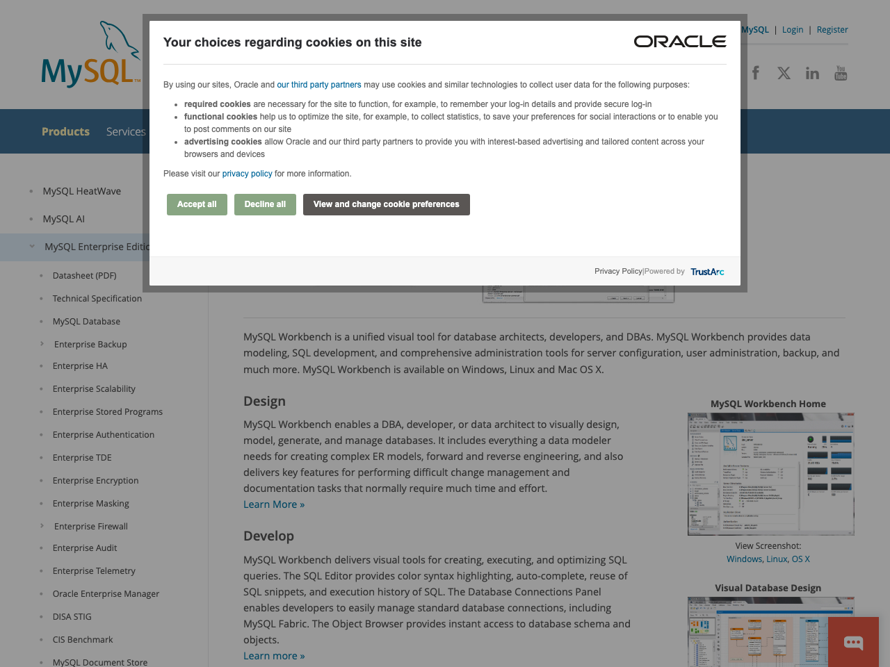 MySQL Workbench screenshot