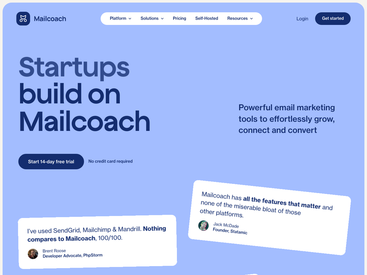 Mailcoach screenshot