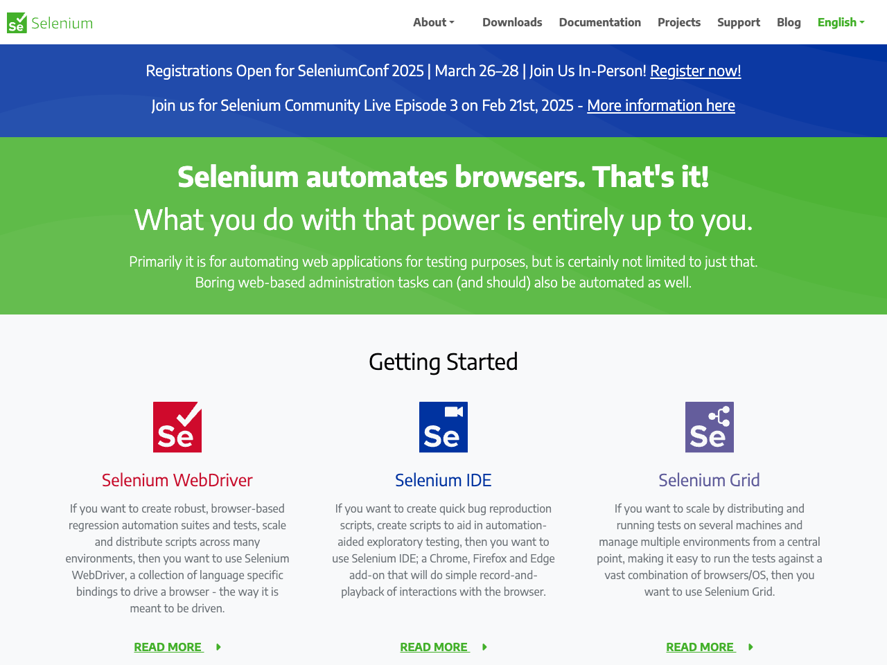 Selenium IDE screenshot