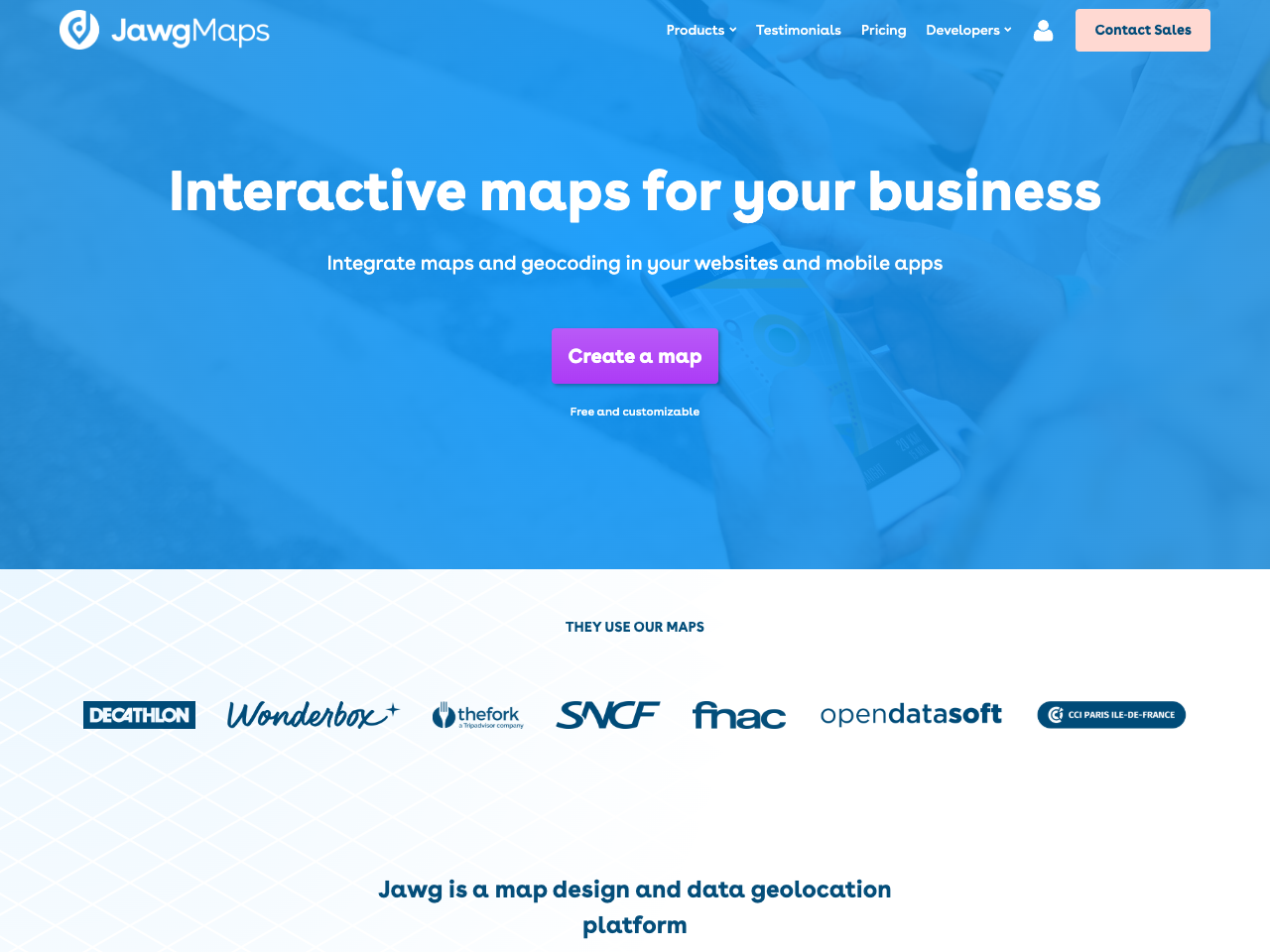 JawgMaps screenshot