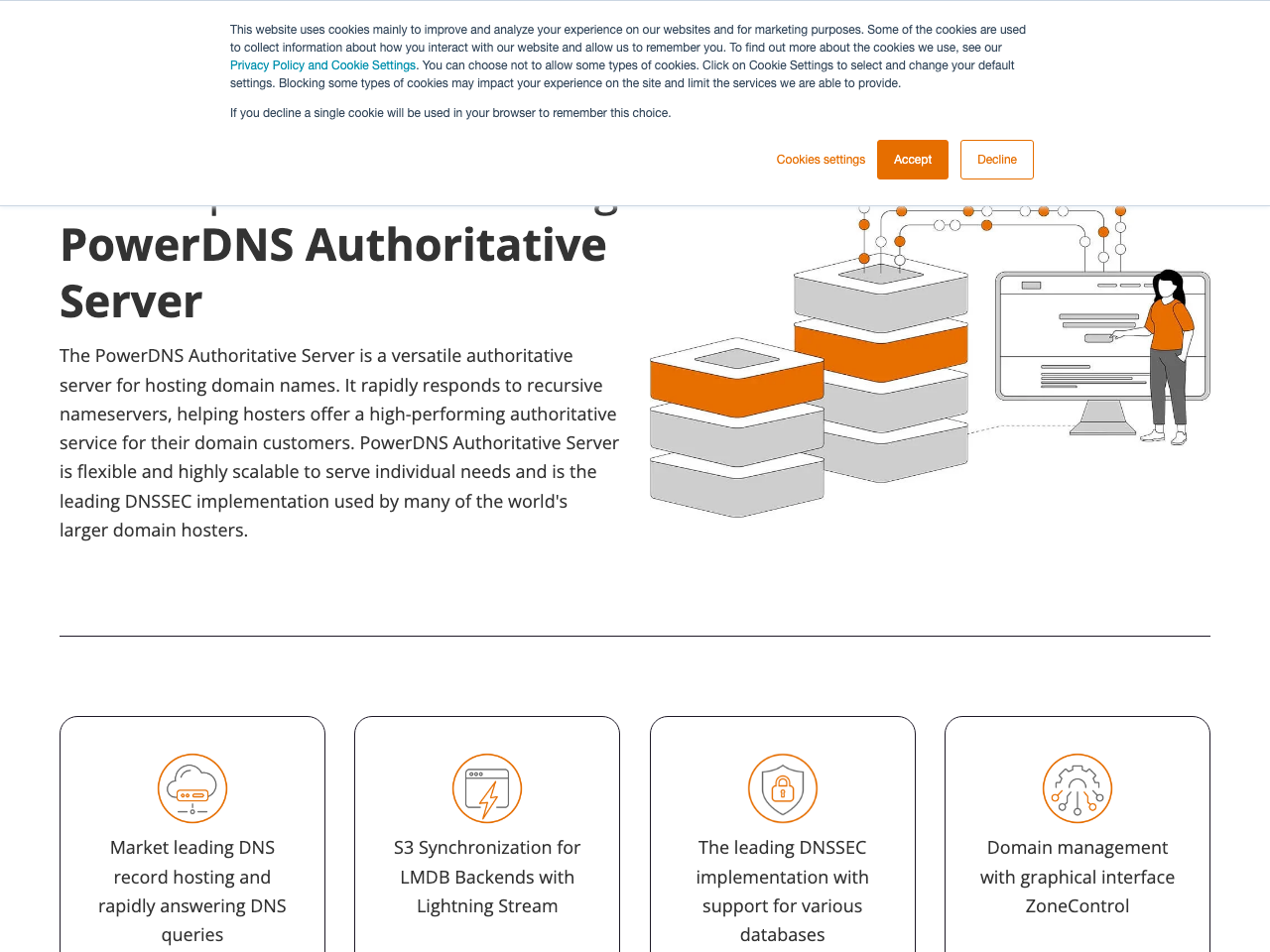 OX PowerDNS Authoritative screenshot