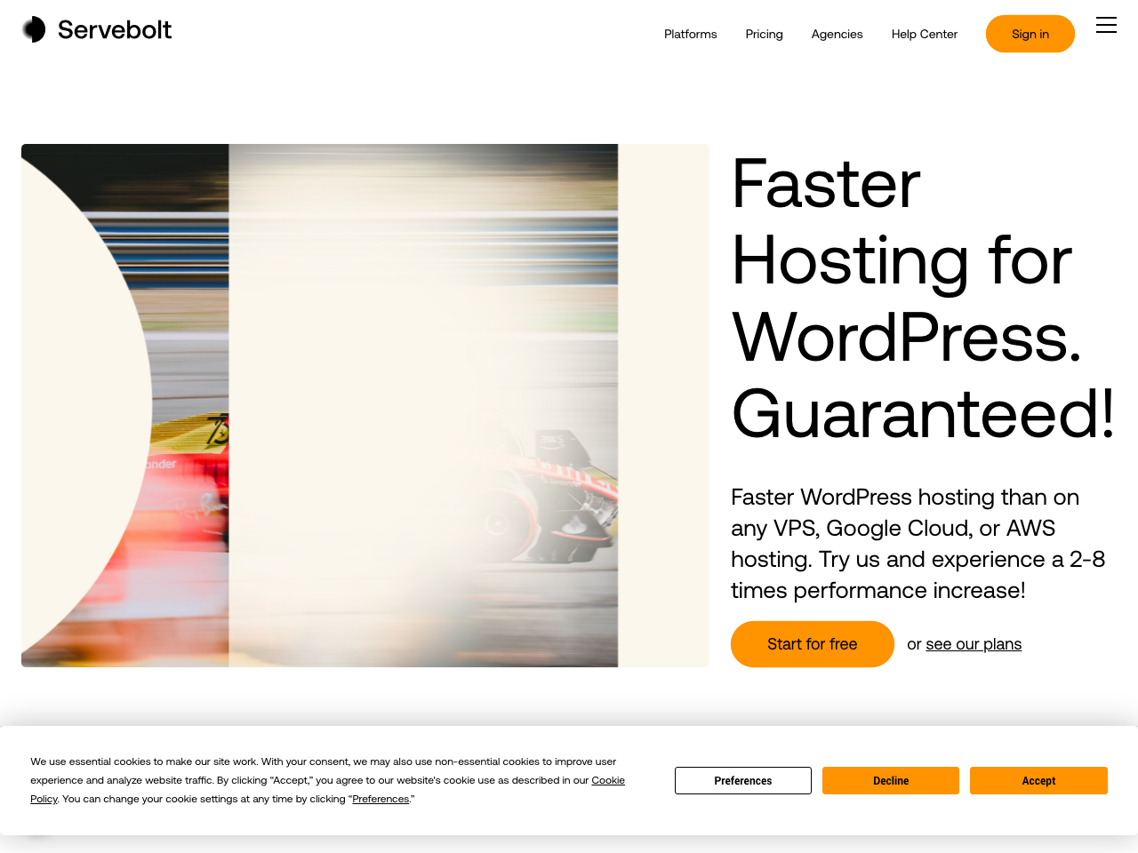 Servebolt screenshot
