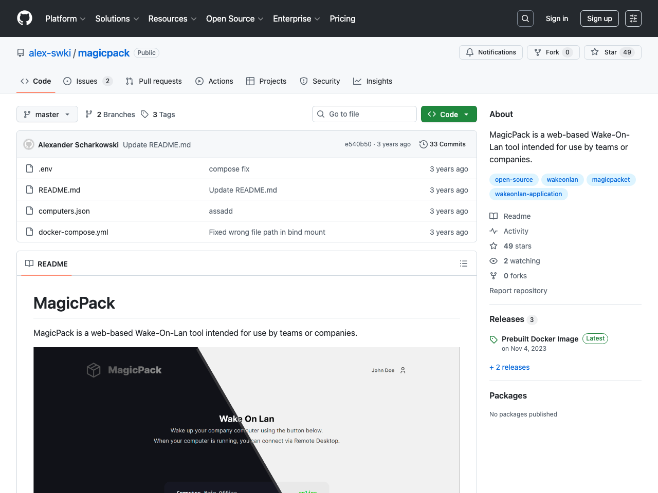 MagicPack screenshot