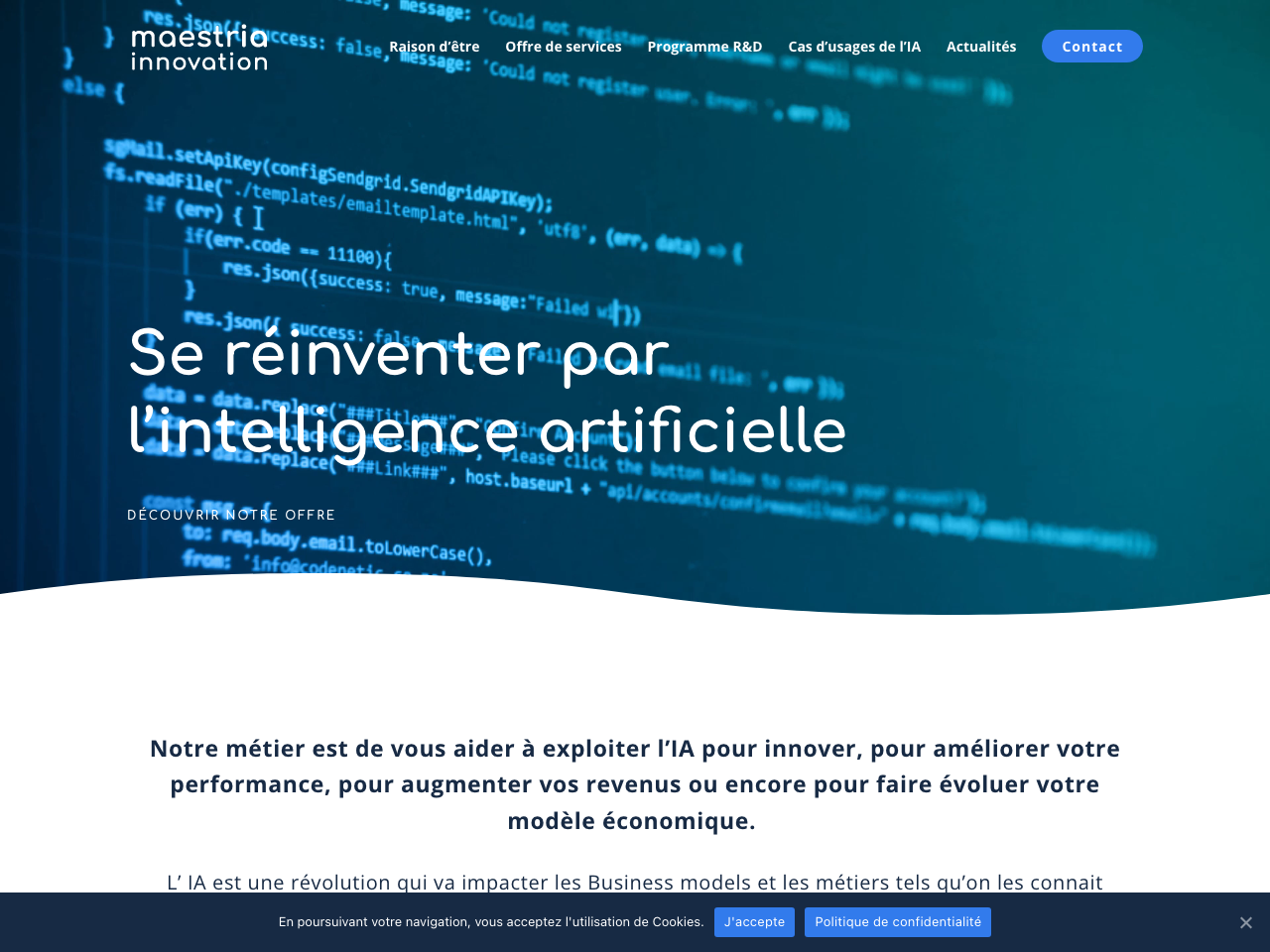 Maestria Innovation screenshot