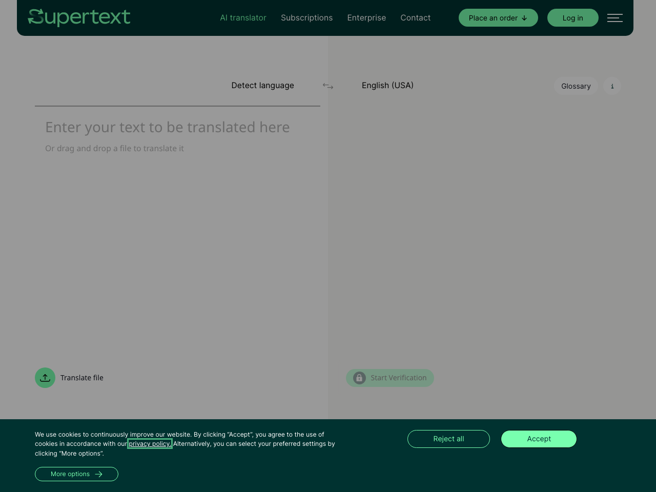 Textshuttle screenshot
