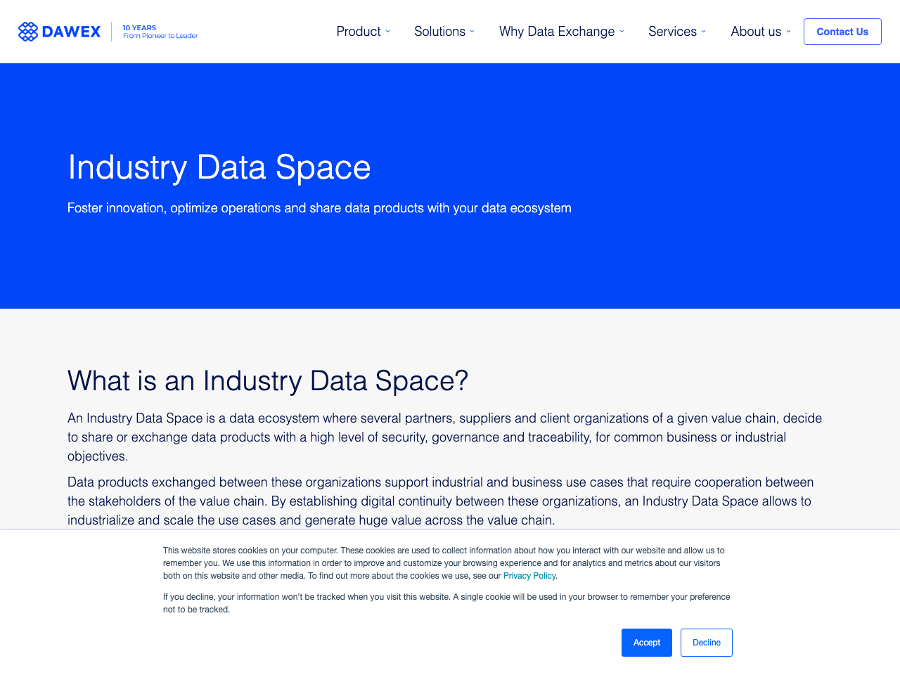 Data Hub screenshot