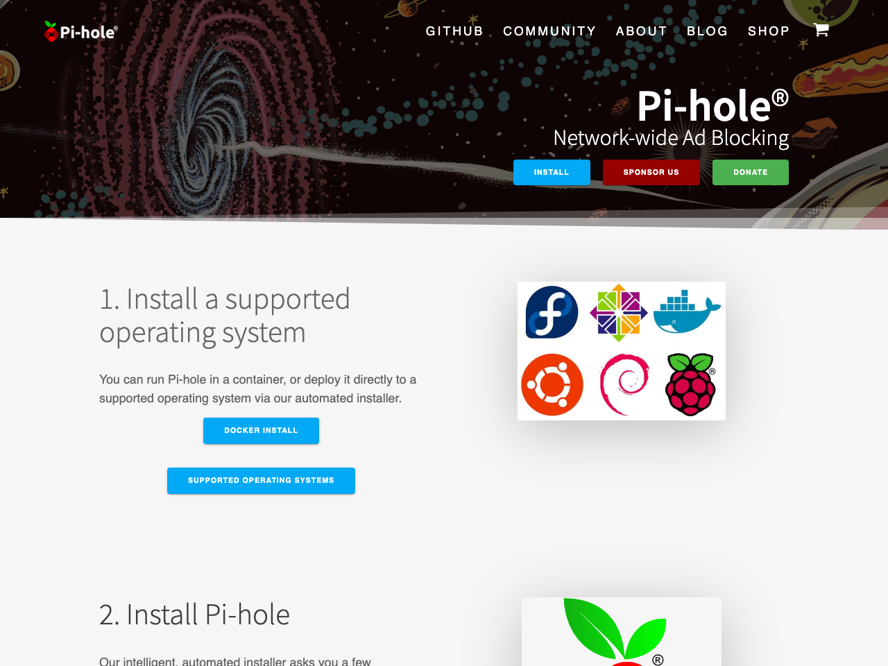 Pi-hole screenshot