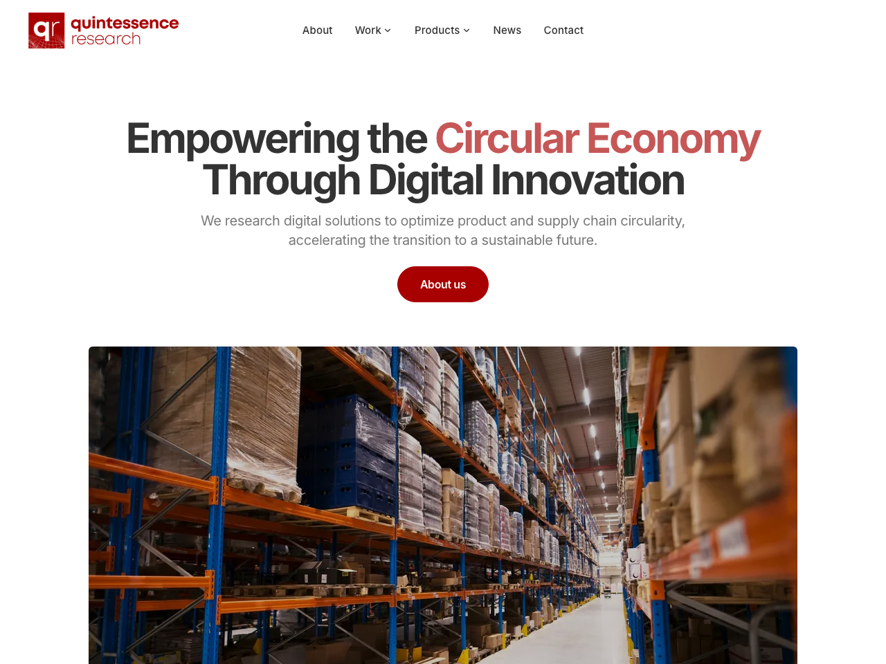 Quintessence Research B.V. screenshot