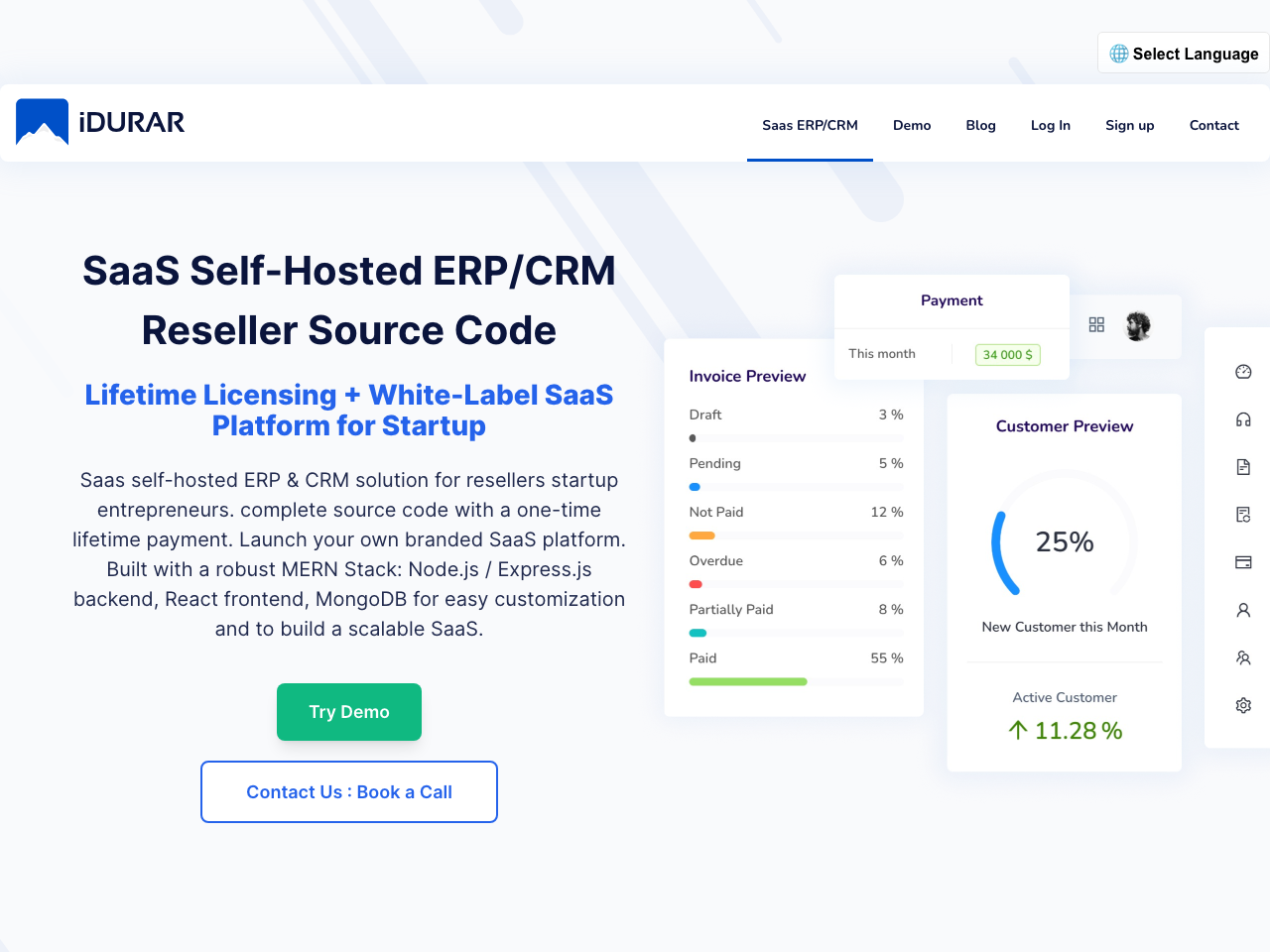 IDURAR ERP CRM screenshot