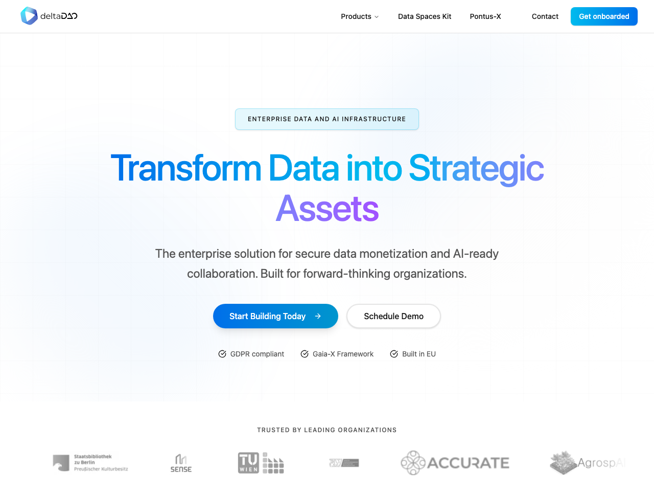 deltaDAO AG screenshot