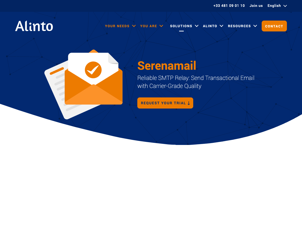 SerenaMail screenshot