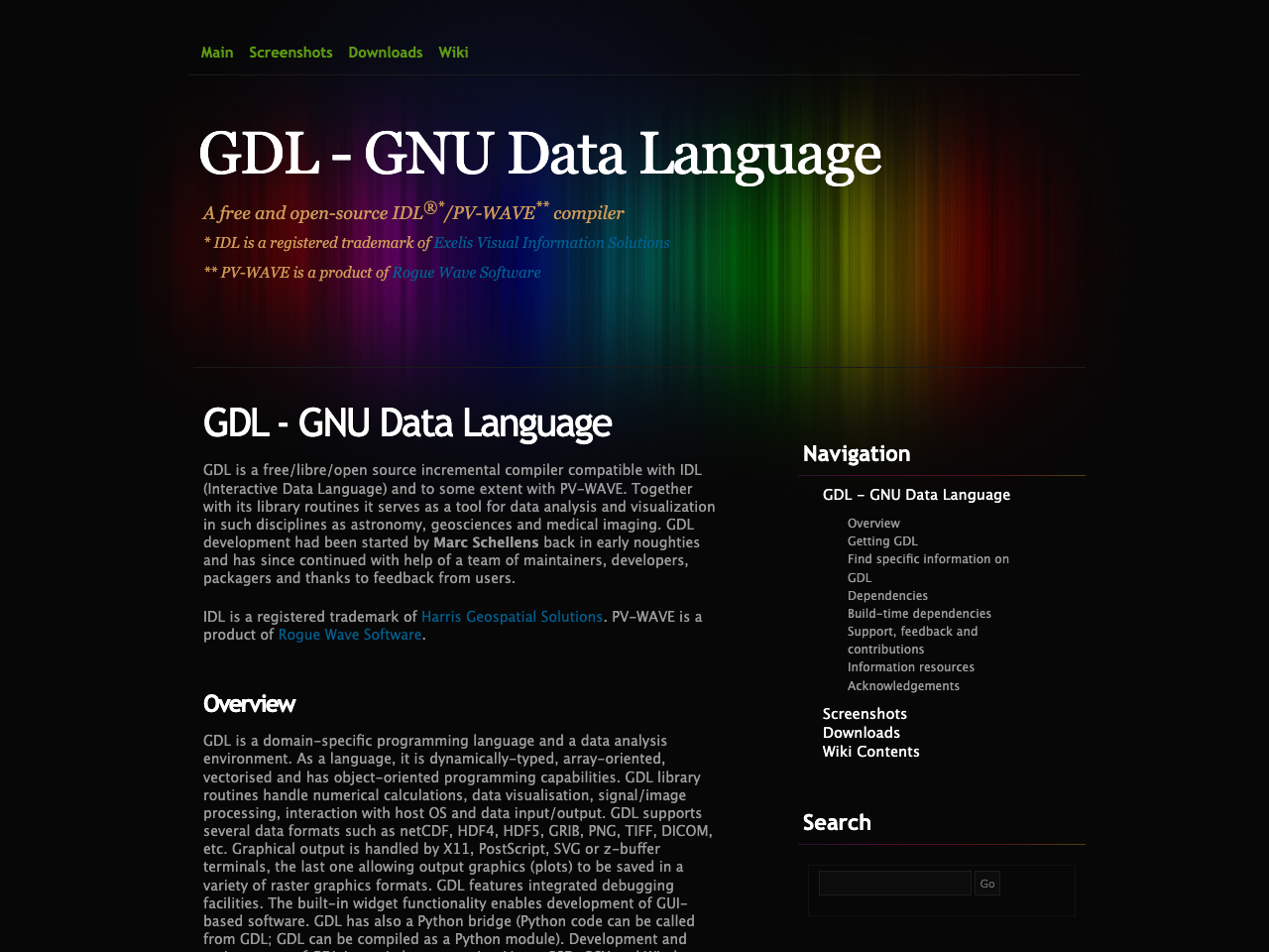 GNU Data Language screenshot