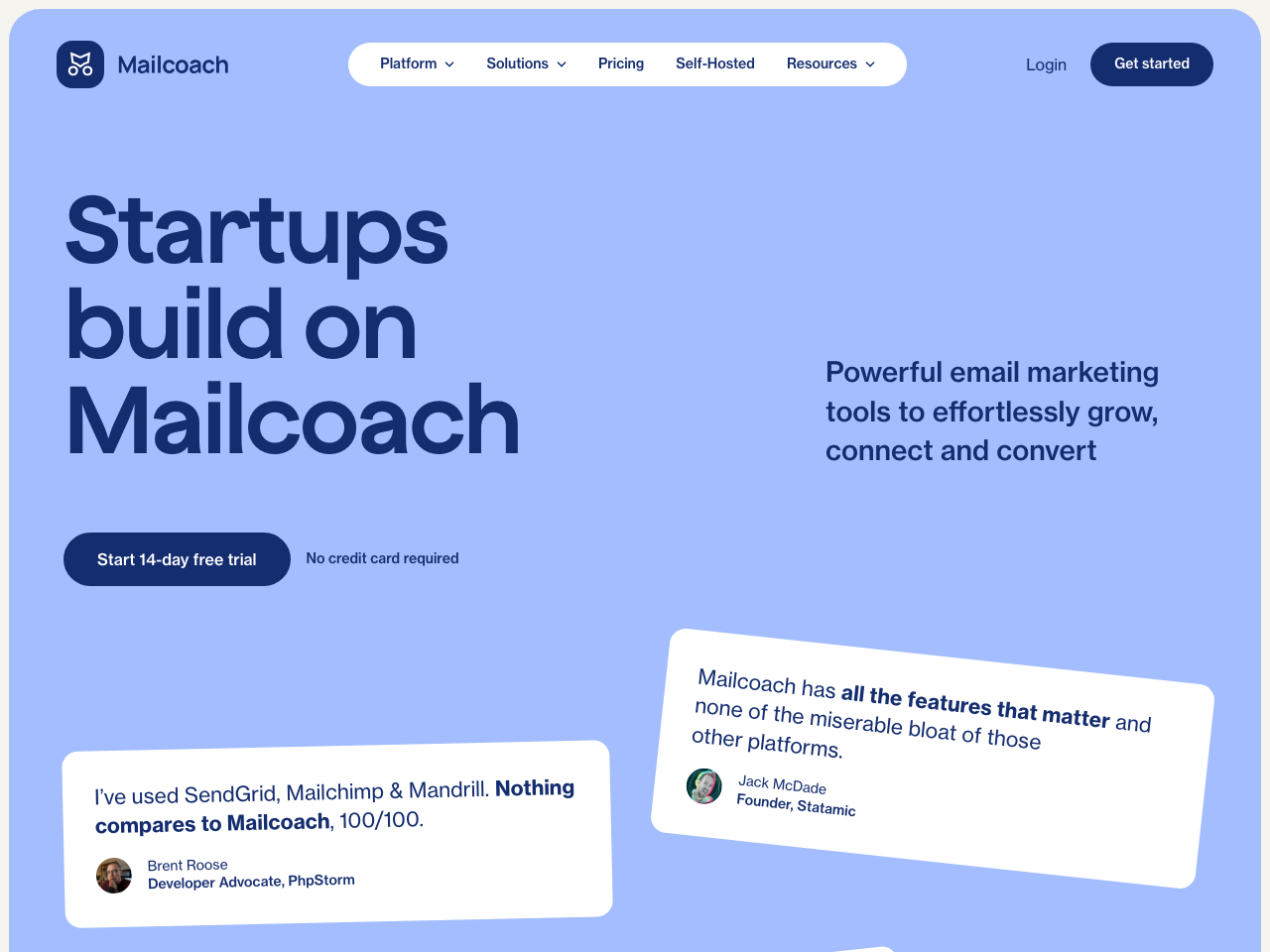 Mailcoach screenshot