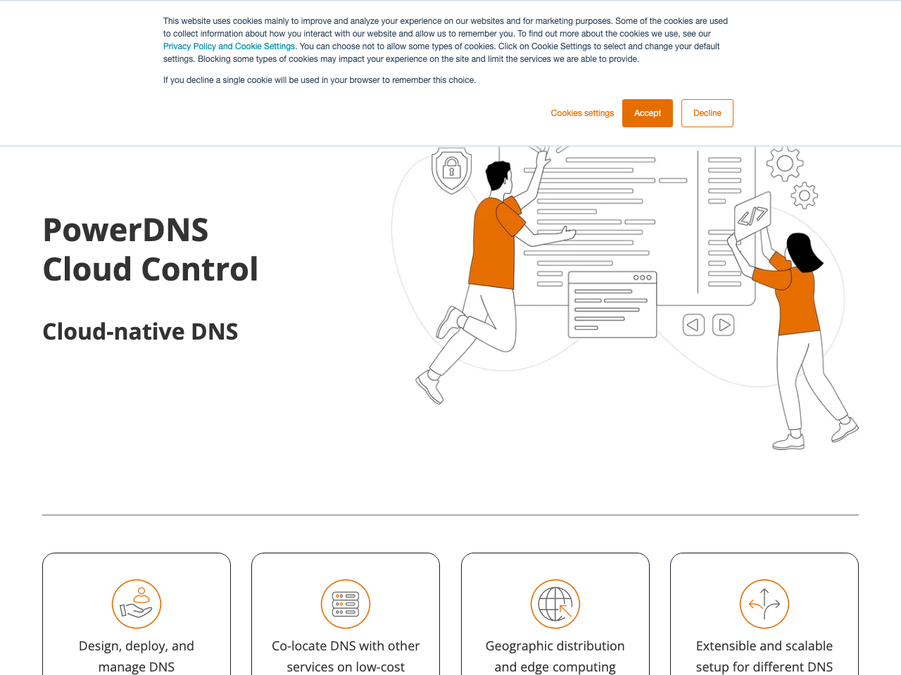 OX PowerDNS Cloudcontrol screenshot