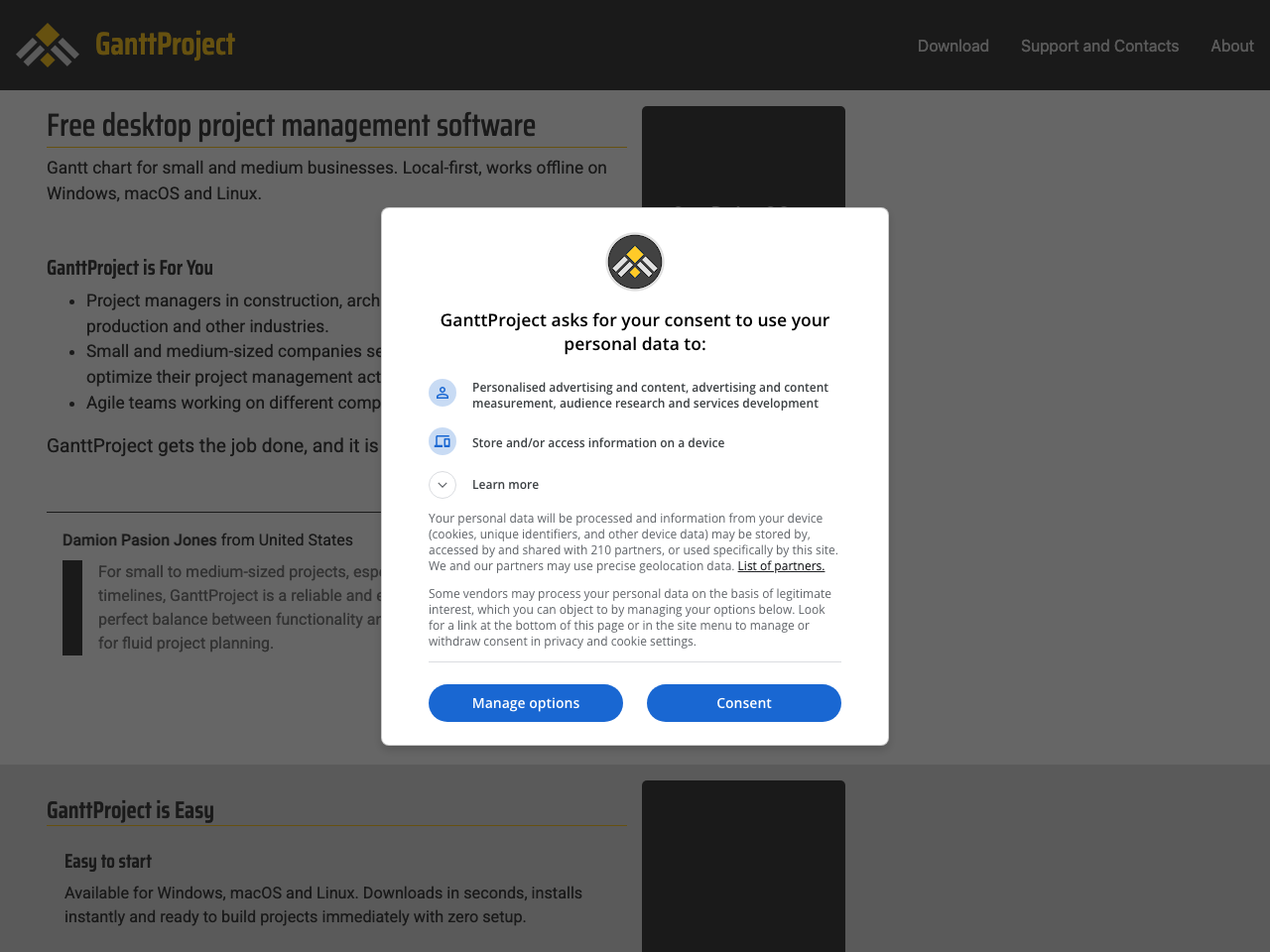 GanttProject screenshot