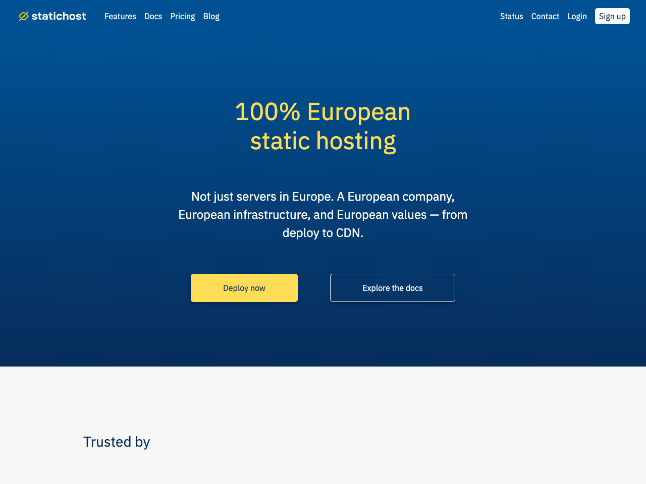 statichost screenshot