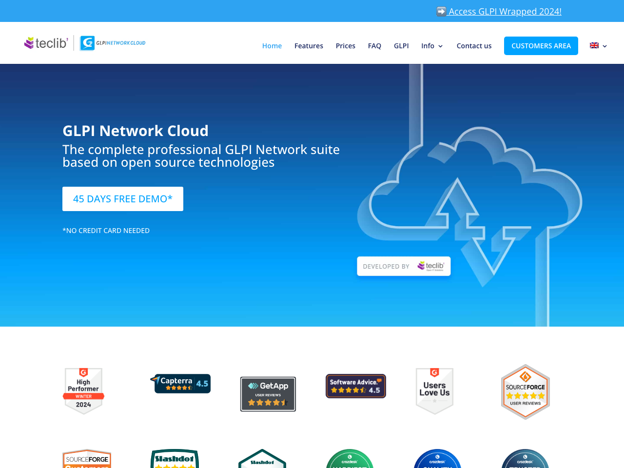 GLPI Network screenshot