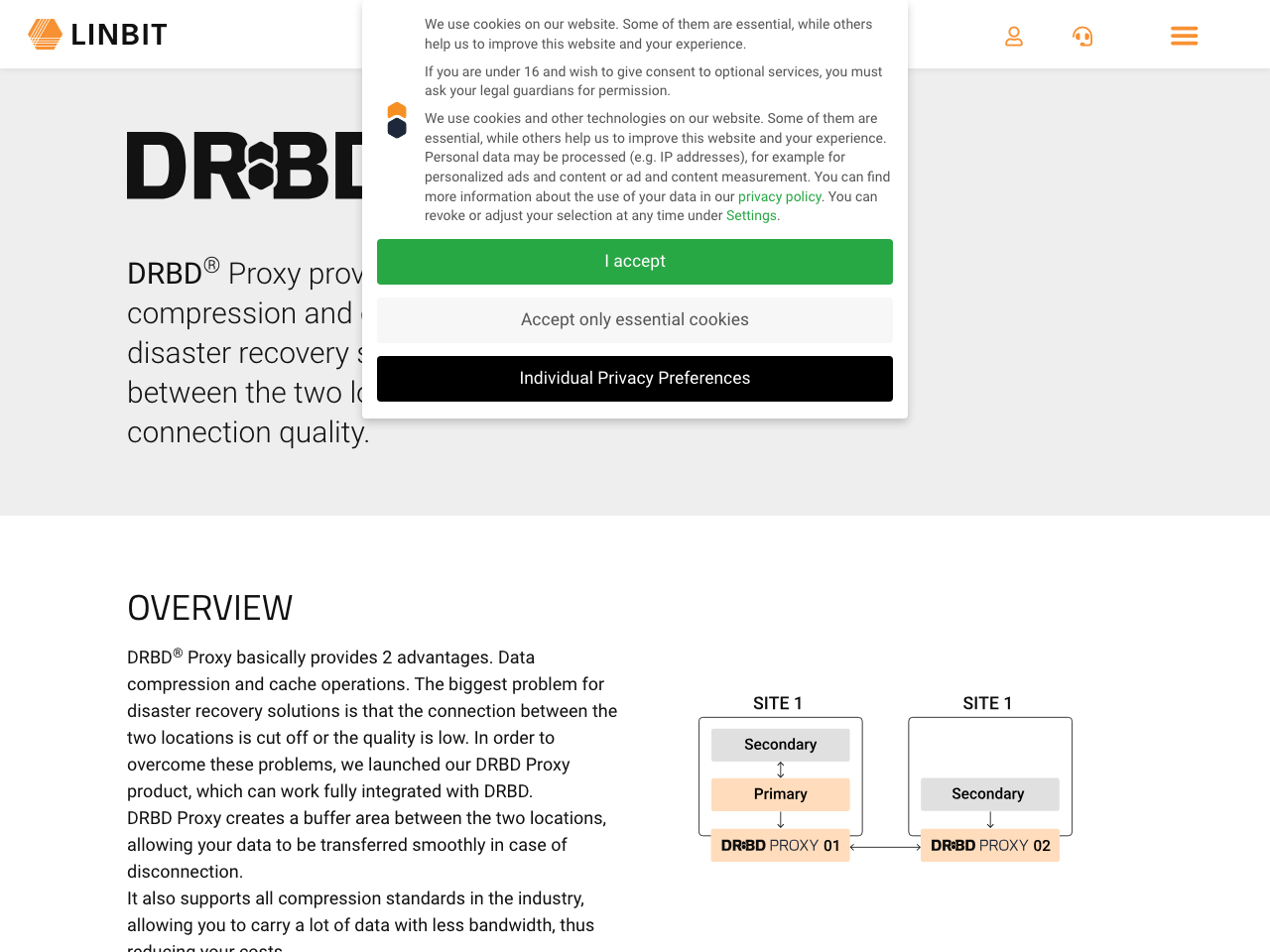DRBD Proxy screenshot