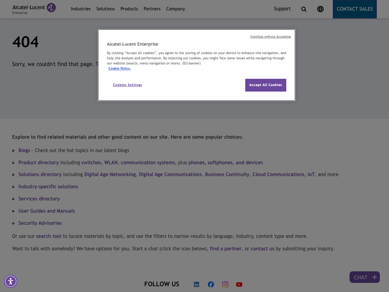 OmniAccess Stellar Location-Based Services (LBS) screenshot