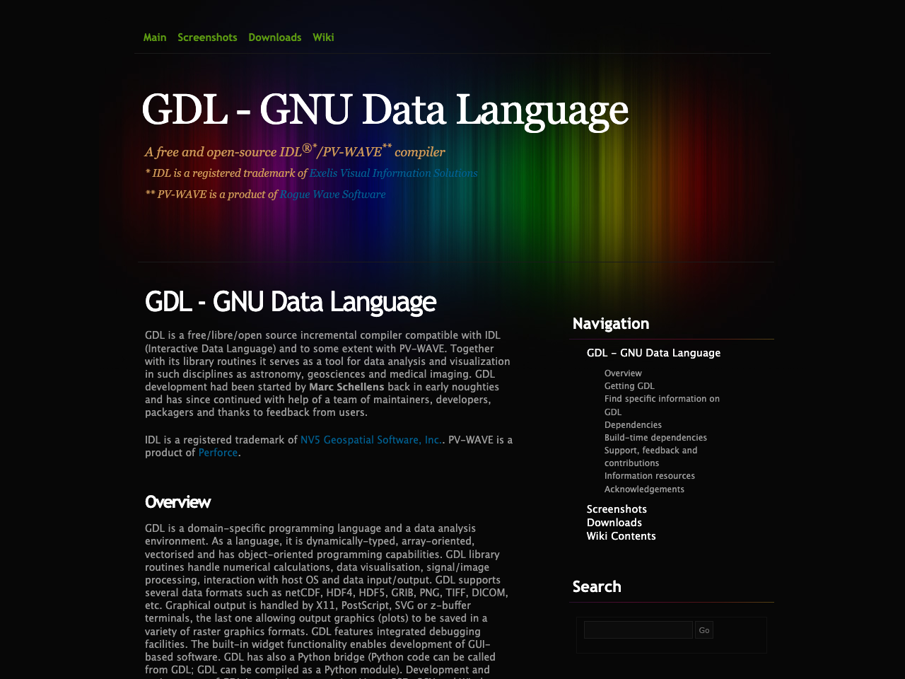 GNU Data Language screenshot