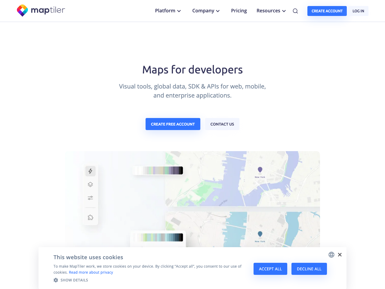 MapTiler screenshot