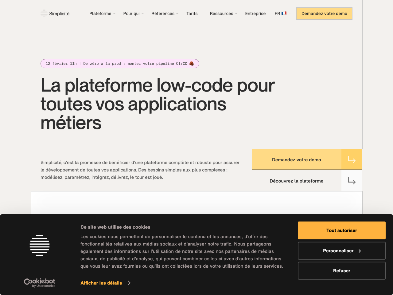 Simplicité Software screenshot