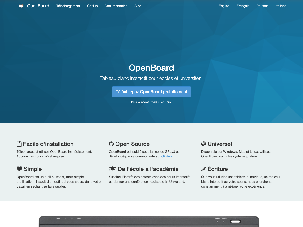 OpenBoard screenshot