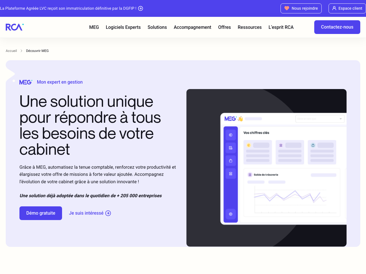 MEG par RCA screenshot