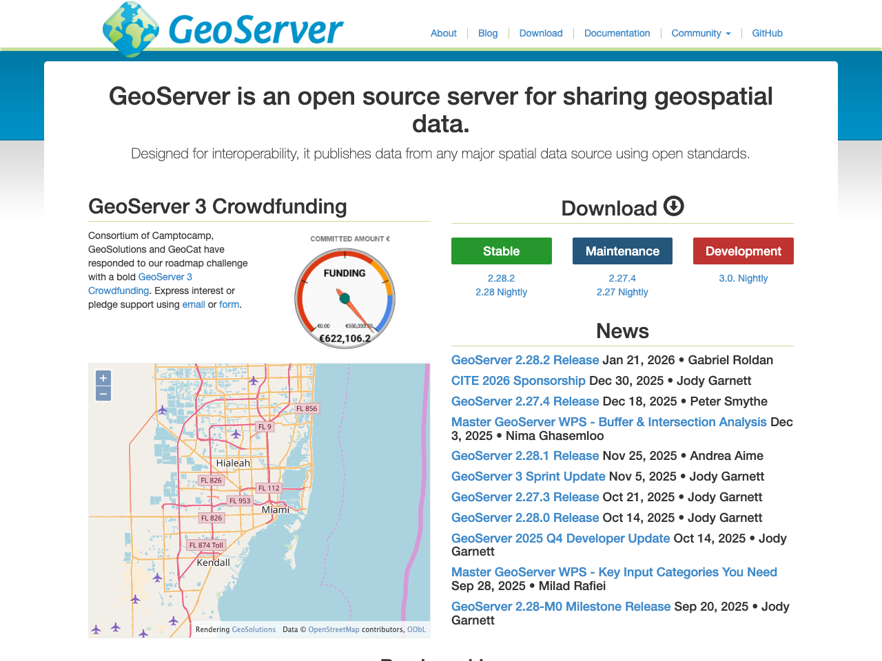 GeoServer screenshot