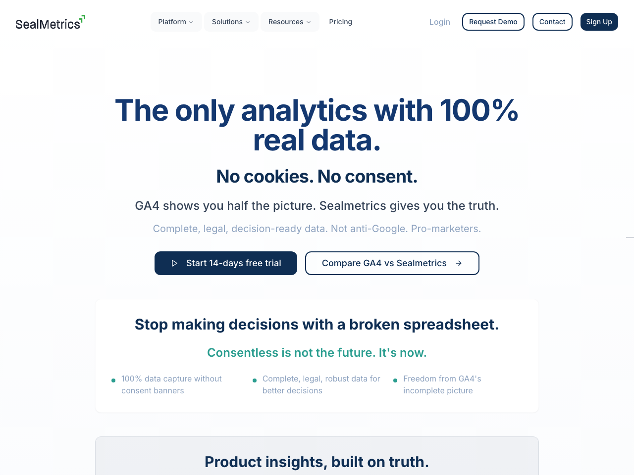 SEAL Metrics screenshot