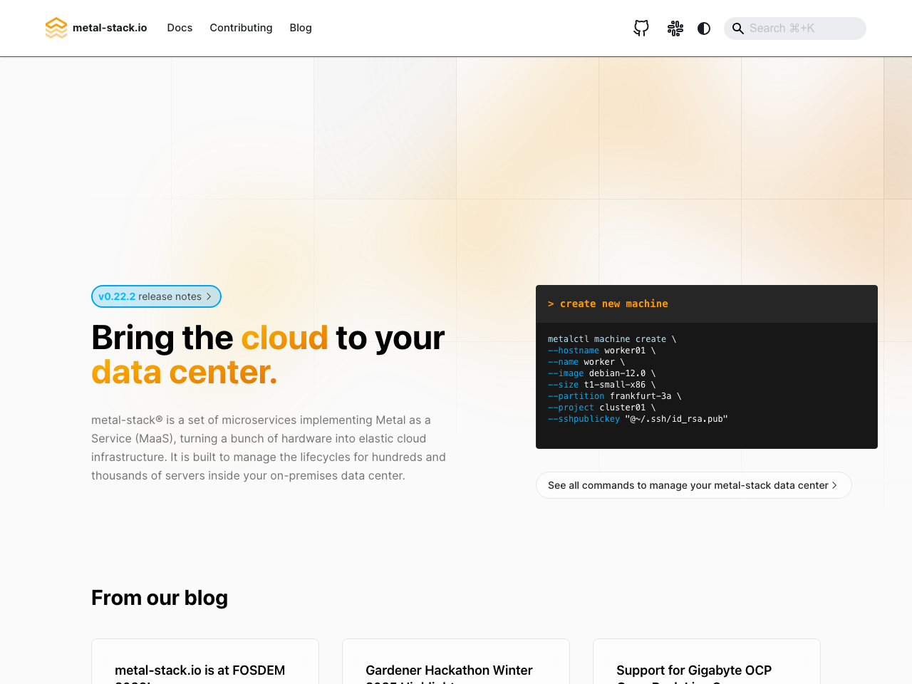 metal-stack screenshot