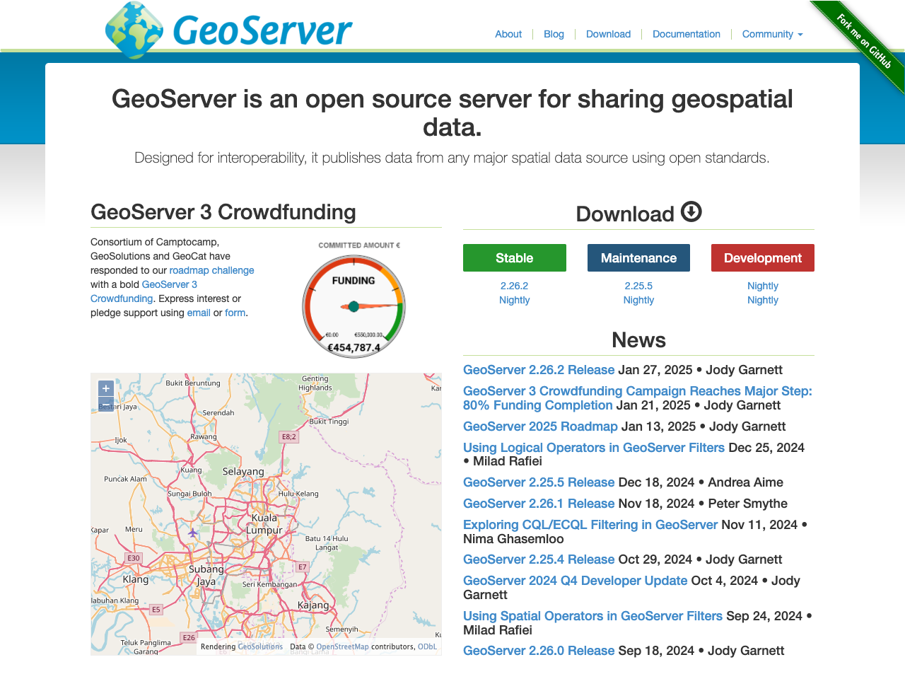 GeoServer screenshot