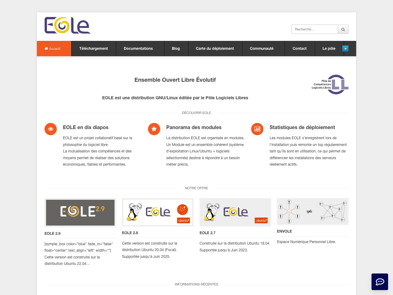 EOLE (Ubuntu) screenshot