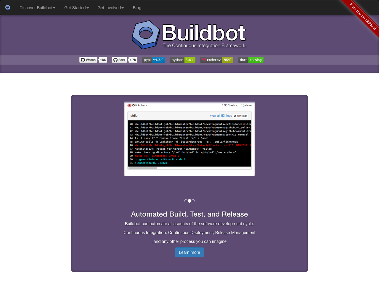 Buildbot screenshot