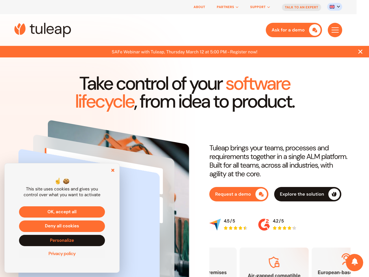 Tuleap screenshot