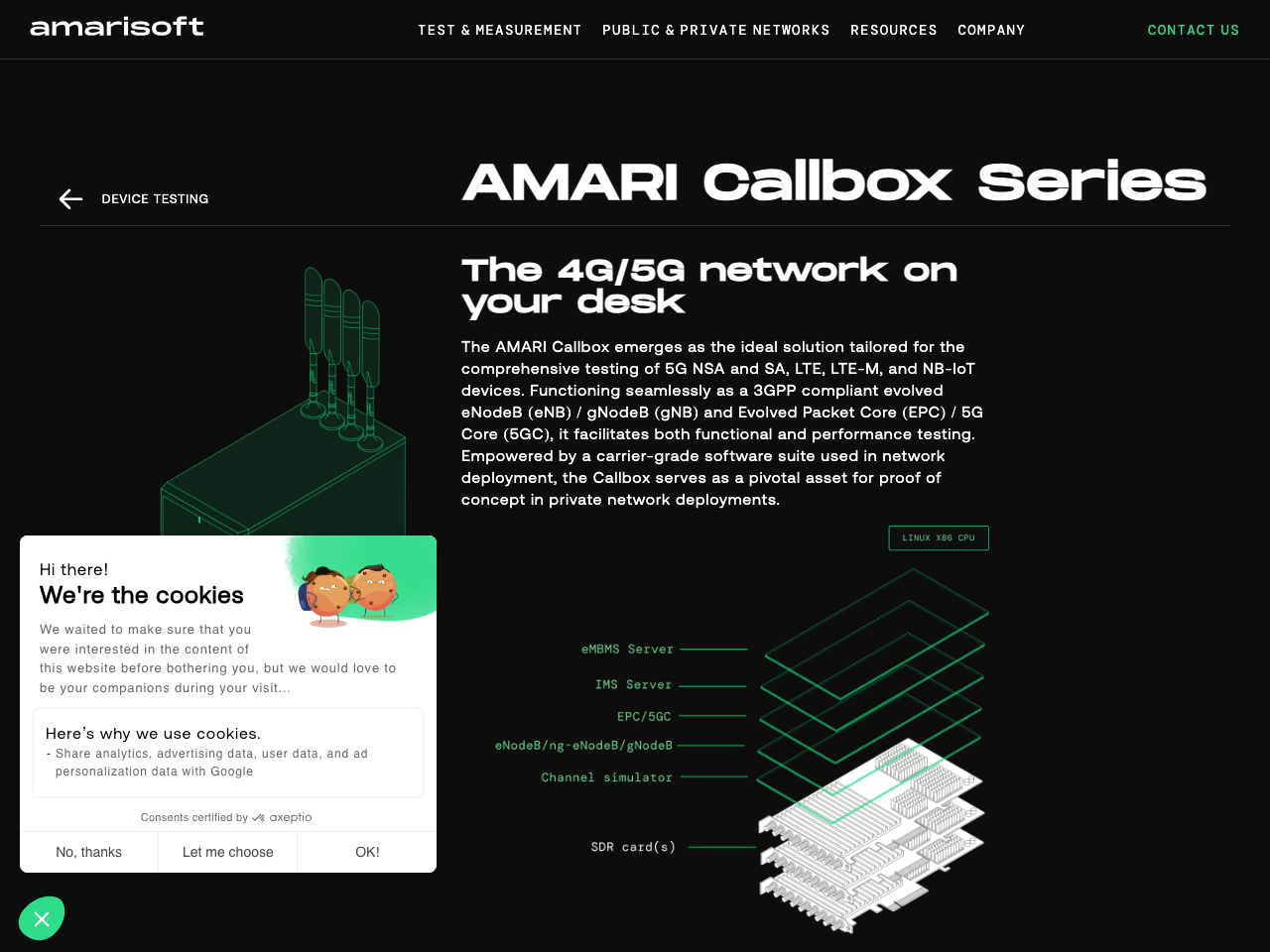 Amarisoft Callbox Series screenshot